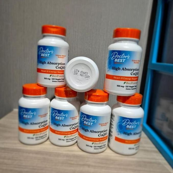 

BEBAS ONGKIR - Doctor Best High absorption CoQ10 with Bioperine USA Original 120 Veggie Capsules / 60 Veggie Capsules