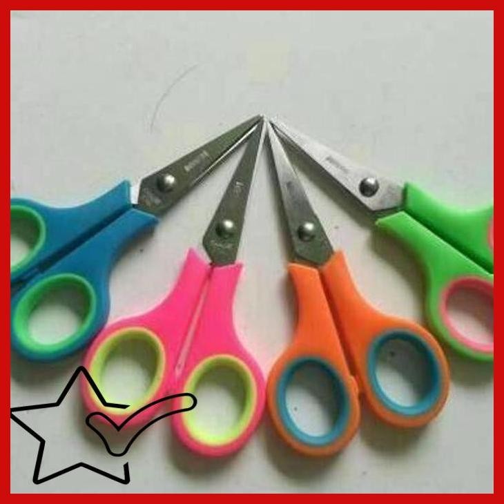 

[DMS] GUNTING BAJA SUPER TAJAM MINI GAGANG KARET WARNA