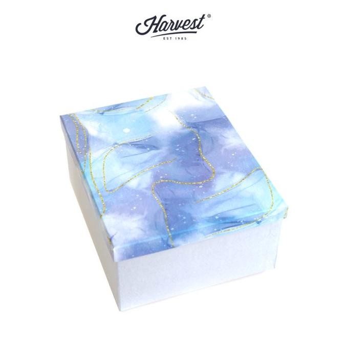 

MINDU Kotak Kado / Box Motif Harvest Glam Vibes - Fairy Blue