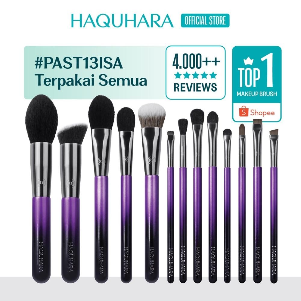 

baru haquhara kuas makeup face, eye, lip & brow brush set lengkap