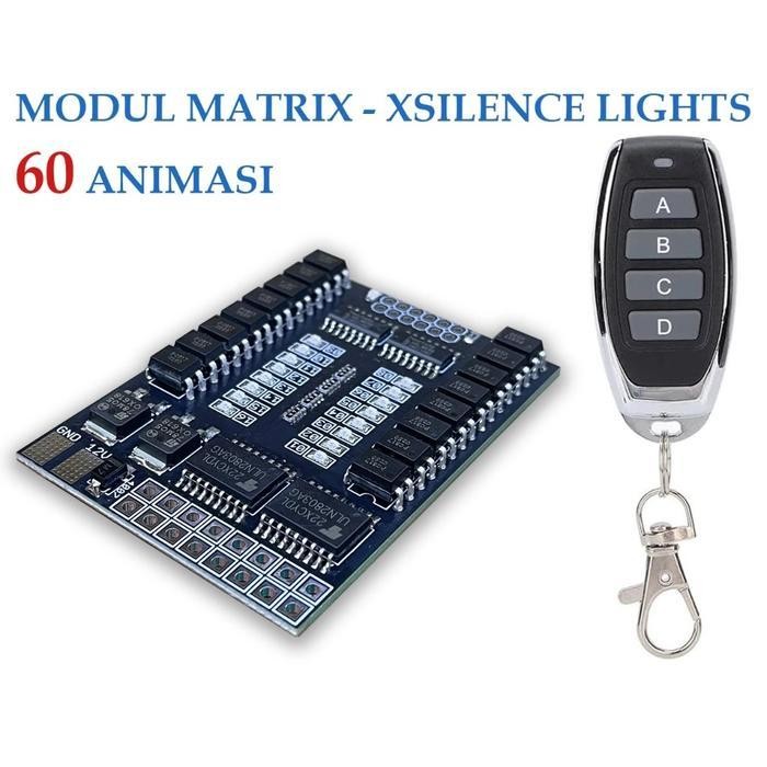 Modul Diver Relay Set Matrix 16 Channel Mini Laser D2 Biled - Modul Led Matrix 16 Ch Mini Laser D2 B