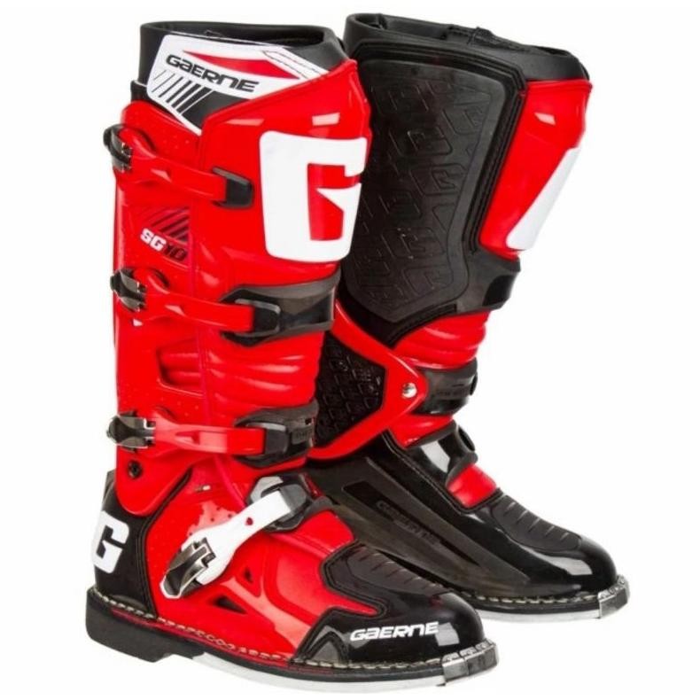 SEPATU GAERNE SG-10 BOOTS CROSS GAERNE SG10 BLACK WHITE RB11