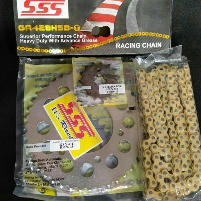 GIR GEAR SET SSS 428 HSBT RX KING JUPZ MX