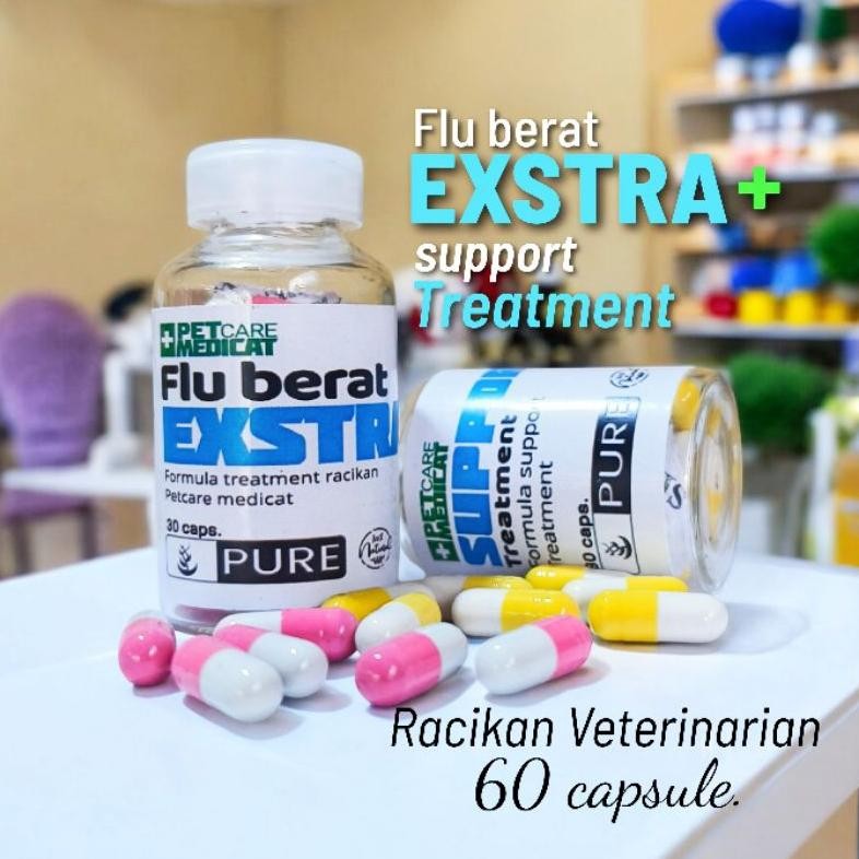 READY STOK Obat Flu Berat Kucing Flu Berat Exstra Obat Flu Hewan Obat Flu Berat Kucing PETCARE MEDIC