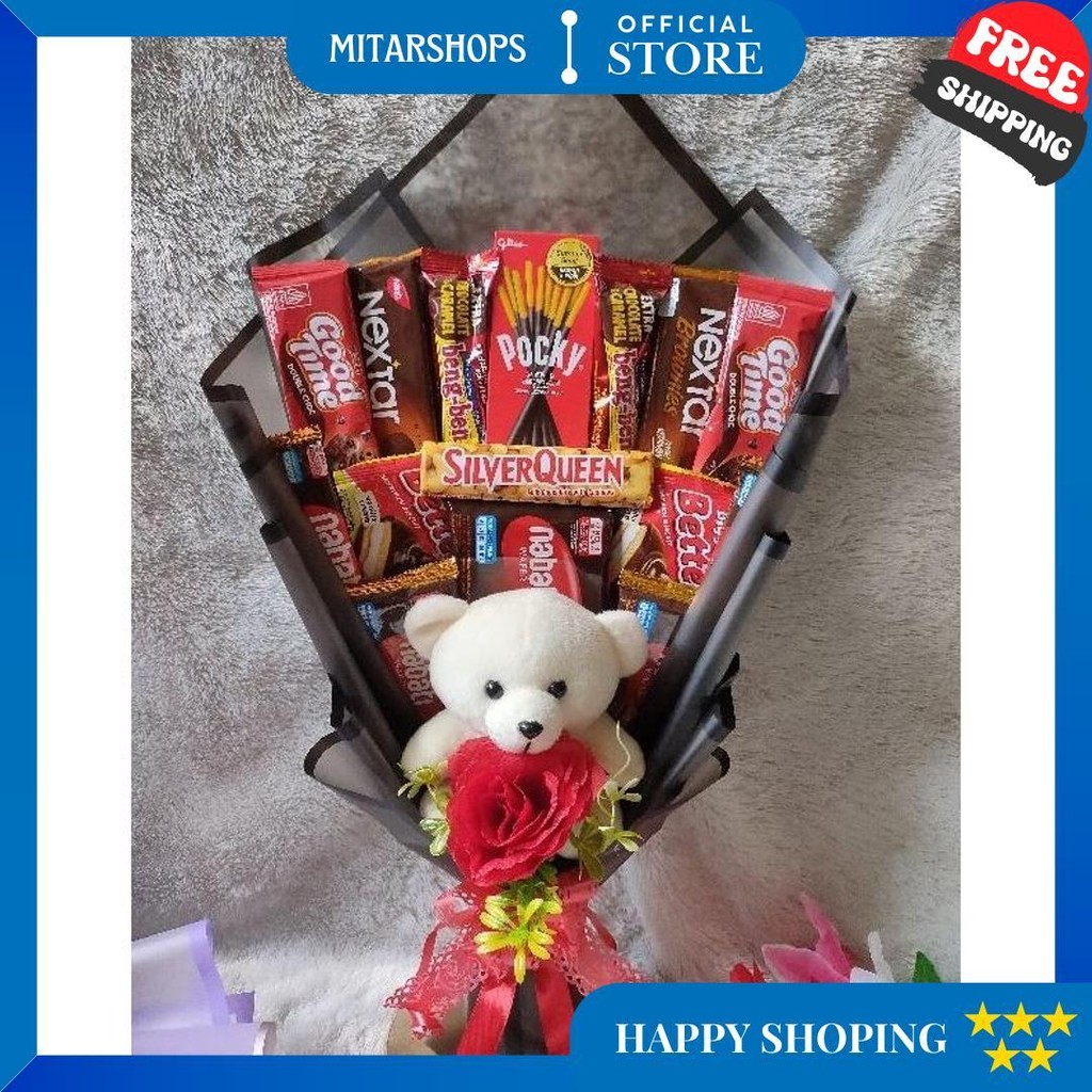 

(Ready Stock) Barang Bisa Dikirim Hari Yang Sama - Bucket Snack /Buket Makanan / Snack Bucket Sidang, Wisuda, Ultah, Pocky H12 Best Seller