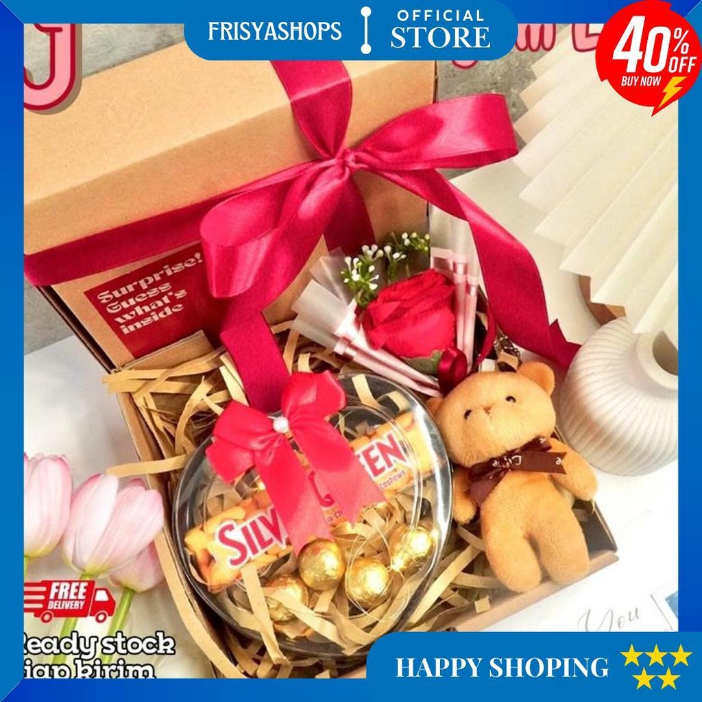 

Hampers Snack Box Cokelat Kado Ulang Tahun Wisuda Hadiah Pacar Gift Box Buket Murah Jajan Skripsi Sempro Valentine Hari Guru Hari Ibu Anniversary Cewek Cowok Set Kado Murah Unik Bermanfaat Spesial Senyum Best Seller