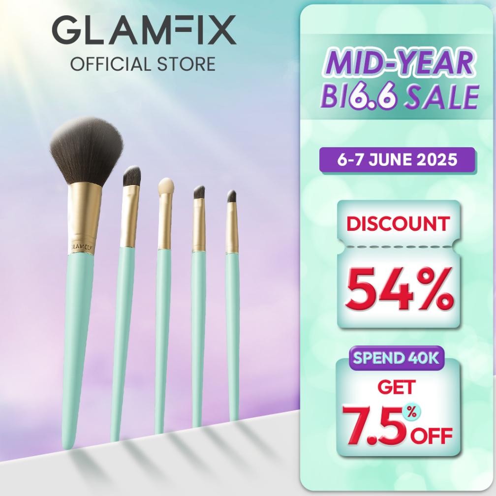 

baru set kuas makeup premium 4pcs | myloo brush set wajah profesional