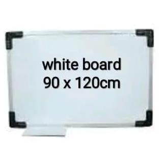 

BEBAS ONGKIR - white board-papan tulis gantung 90x120