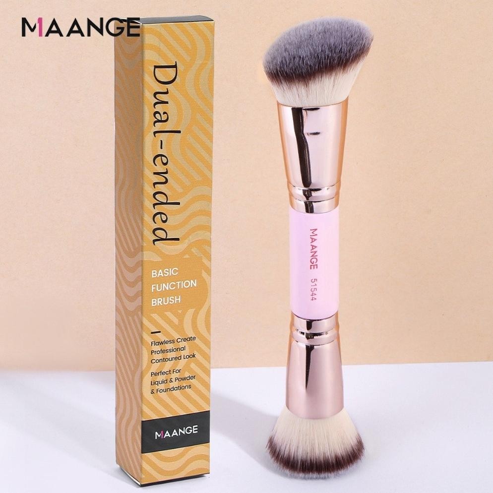 

baru maange kuas double ended - kuas foundation & kontur makeup brush 51544