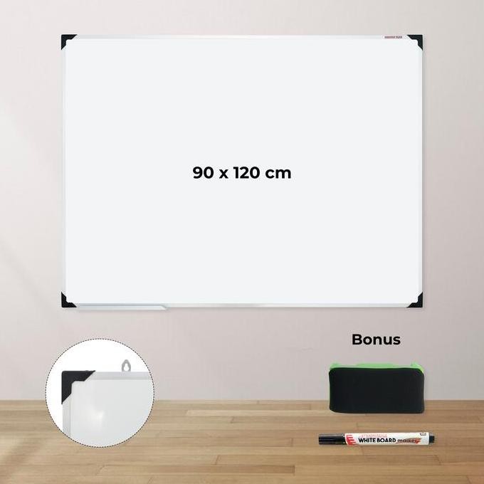 

TERLARIS - Papan Tulis - whiteboard - Papan Tulis 90 x 120