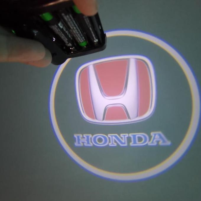 . Led logo honda pintu mobil / led logo welcome light honda car door