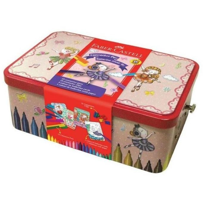 

BEBAS ONGKIR - Connector Pen 25 Warna Ballerina Music Box Faber Castell