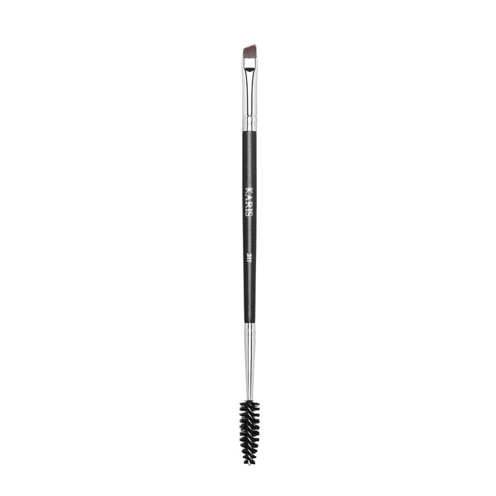 

baru karis cosmetics 211 dual-ended brow brush kuas alis double sisi