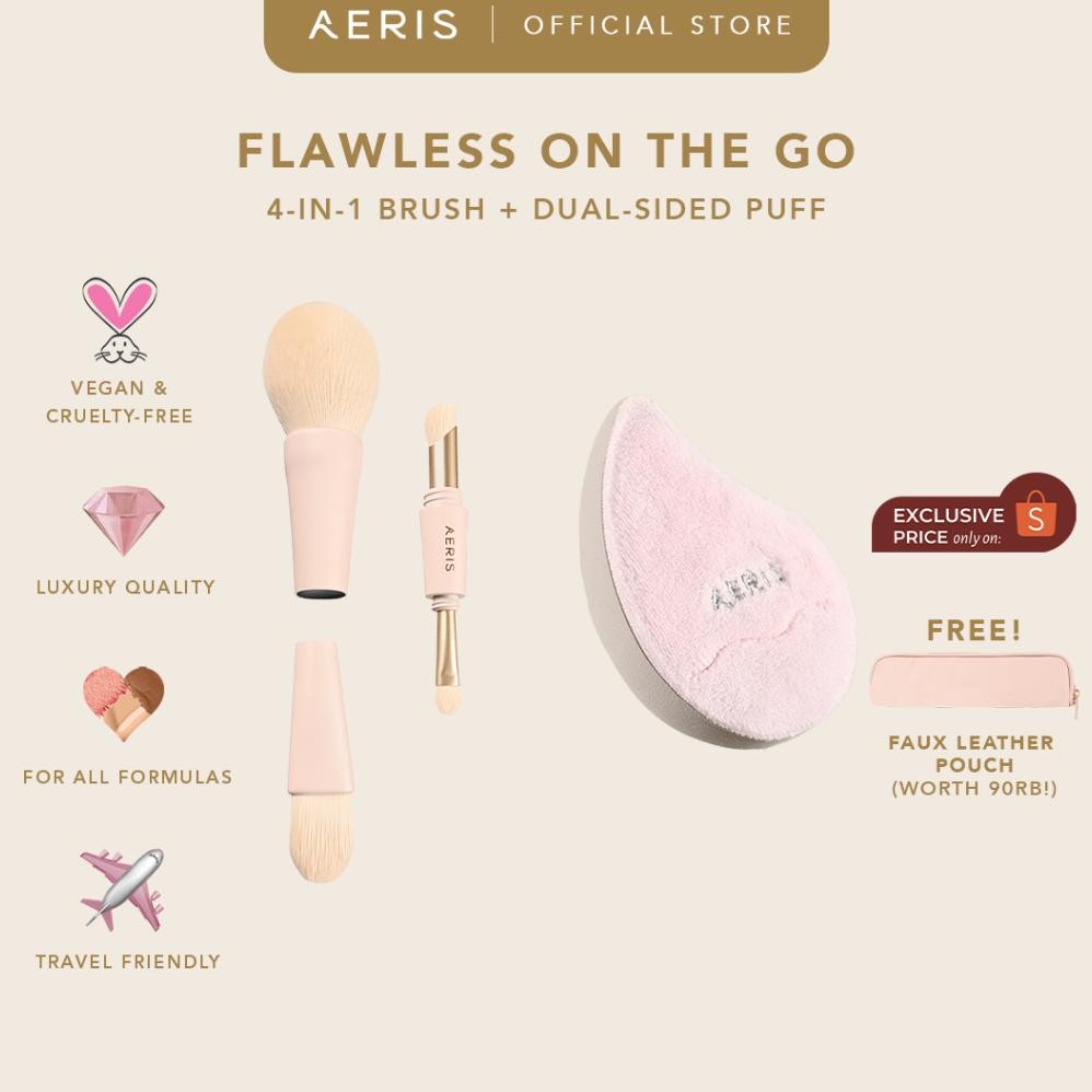 

baru bundle kuas aeris beaut - paket hemat brush + pembersih