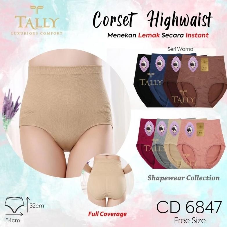 KORSET HIGHWAIST TALLY CD 6847 MURAH