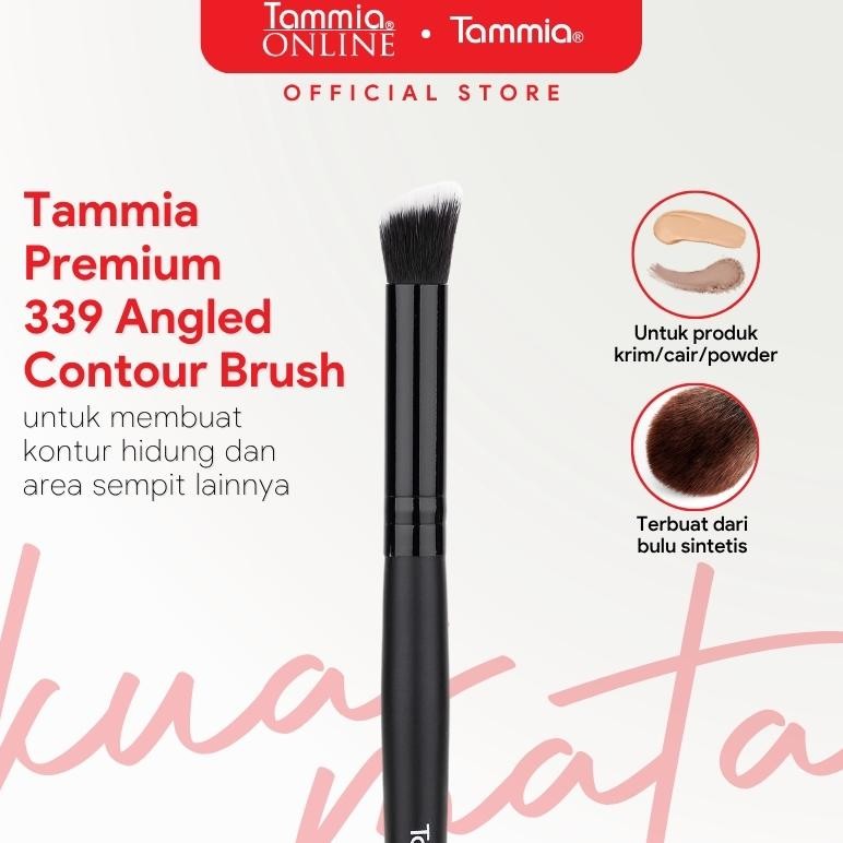 

baru tammia premium 339 angled contour brush | kuas countour miring profesional