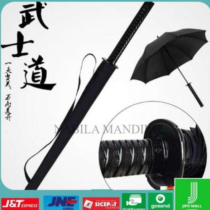 baru Payung Samurai Jepang Unik Samurai Umbrella Katana Kuat Berkualitas