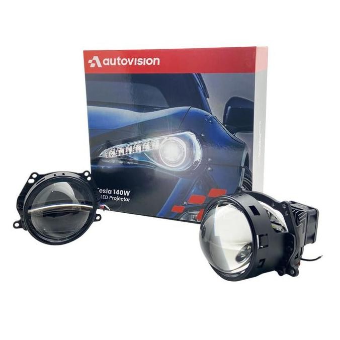 Projector BILED Autovision Tesla 140 Watt 5700k (Garansi 1 Tahun)