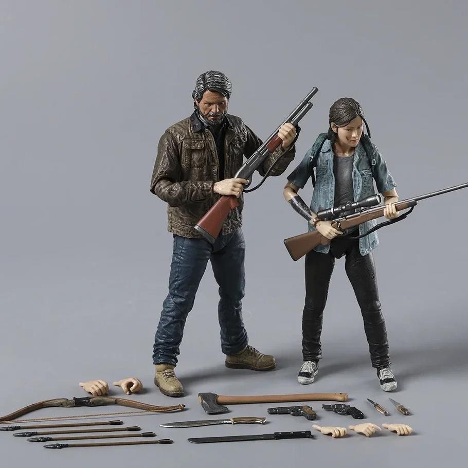 NECA THE LAST OF US PART II Joel & Ellie (Ultimate 2 pack) Action Figure Figurine Collection Model D
