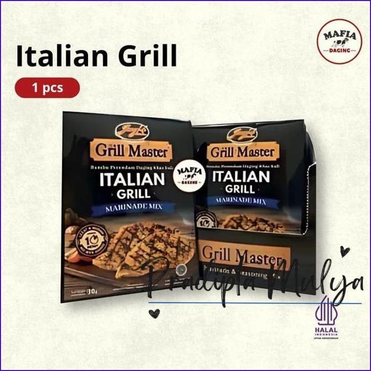 

Gass.! [Mafia Daging] Marinade Mix Jay'S Grill Master Italian Grill - Halal - Harga Spesial!