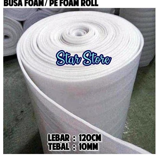 new   PE Busa Foam / Underlayer Foam / Foam Roll Lebar 120cm Tebal 10mm