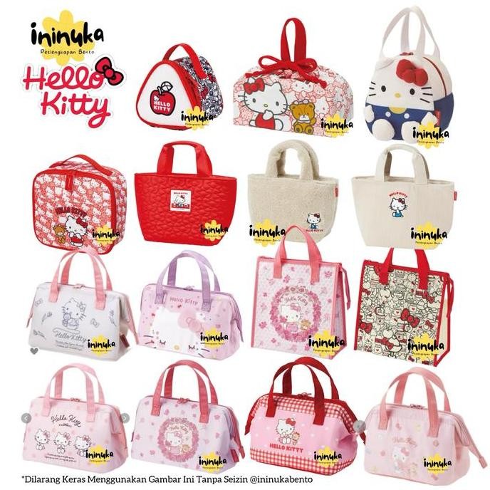 Grosir [Skater] Lunch Bag Hello Kitty Tas Bekal Tas Makan