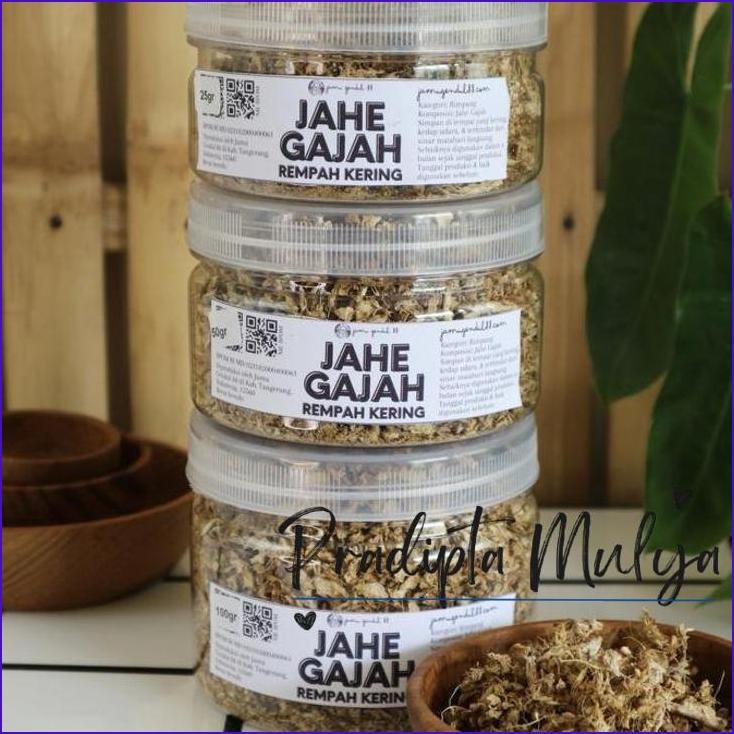 

Promo..!! Jahe Gajah Cacah Kering - Dried Ginger - Rempah Kering By Jamu Gendul 88 Kualitas Premium Sudah Bpom