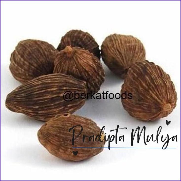 

Stok Ready.! Kapulaga Hitam / Black Cardamom Premium Cardamon Badi Elaichi Kapol