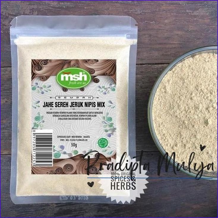 

Asli..! Jahe Sereh Jeruk Nipis Bubuk Mix