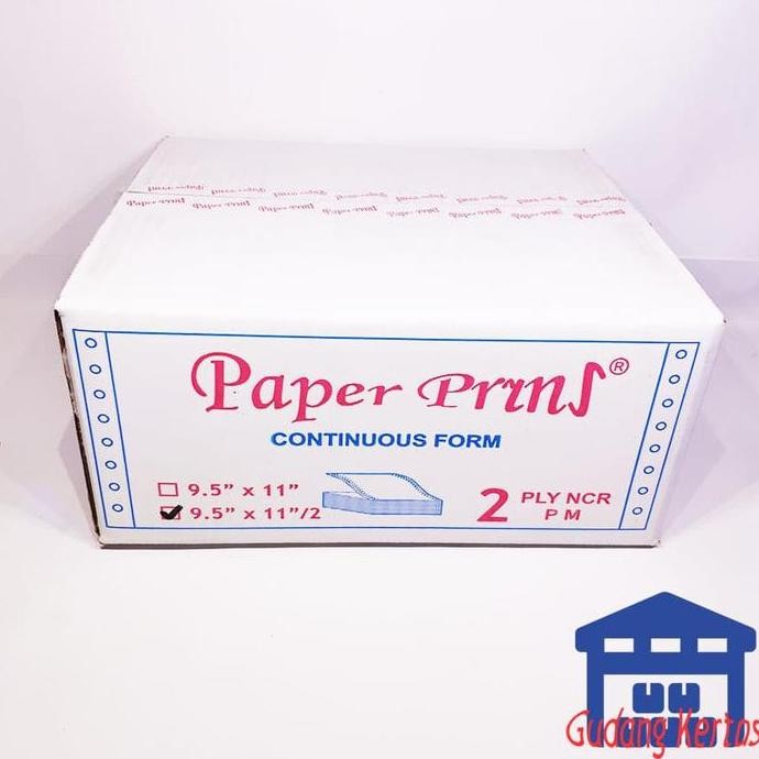 

TERBARU - CONTINUOUS FORM 91/2 X 11/2 2PLY PAPERPRYNS (BAGI 2)