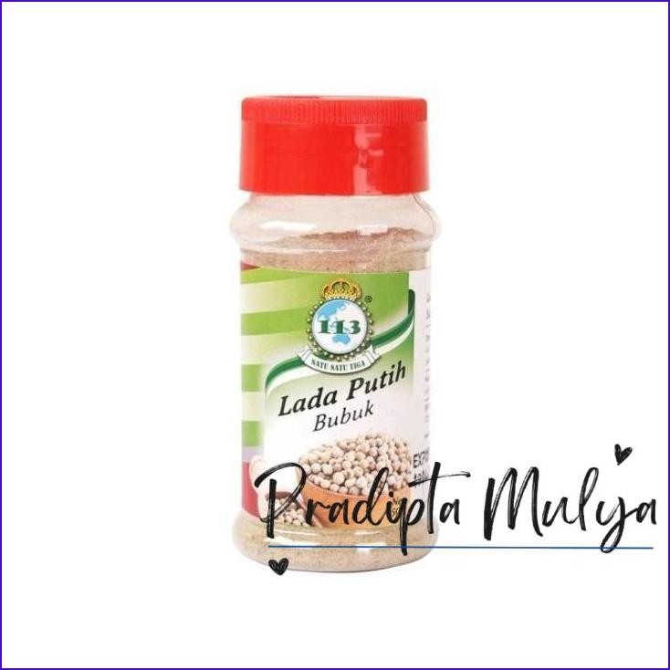 

Paling Murah.! 113 Lada Putih Bubuk / White Pepper 50Gr - Bumbu Dapur Rempah Instant