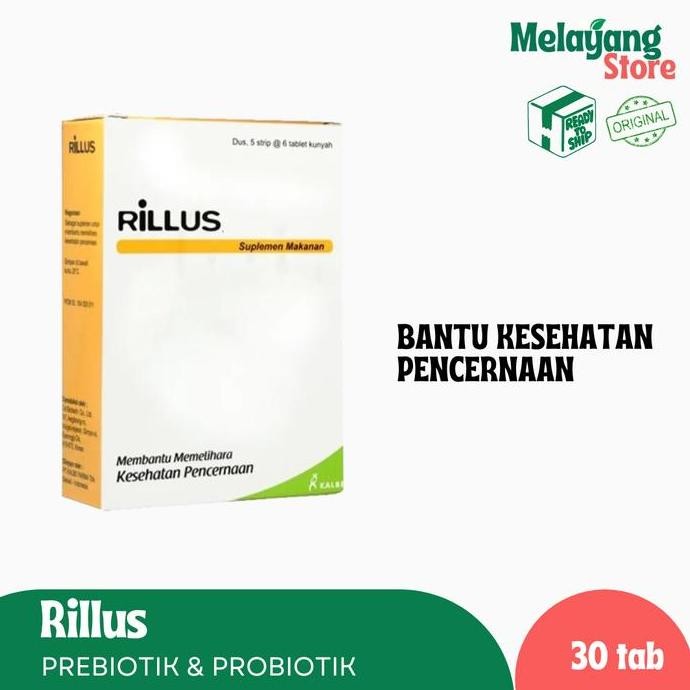 Rillus Prebiotik & Probiotik 30Tablet