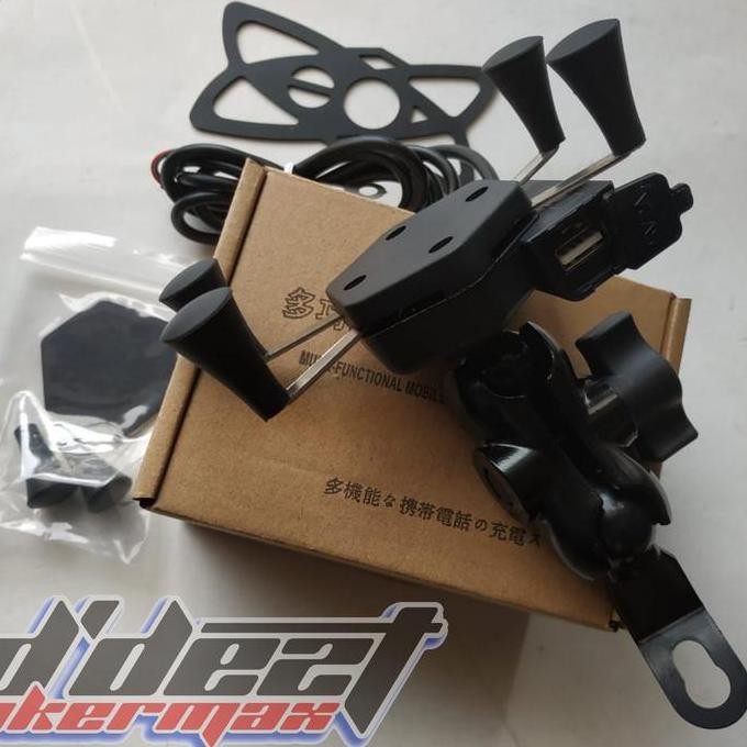 HOLDER HANDPHONE HP GPS MOTOR + CHARGER HP RTX [terbaik]