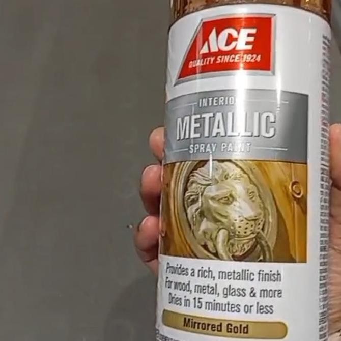 HOT SALE Cat Semprot Mirrored  Gold/ ACE interior Gold Metallic Spray  Paint