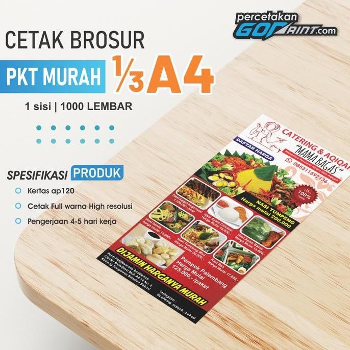 

TERBARU - Cetak Brosur 1/3 A4 1000 Lembar