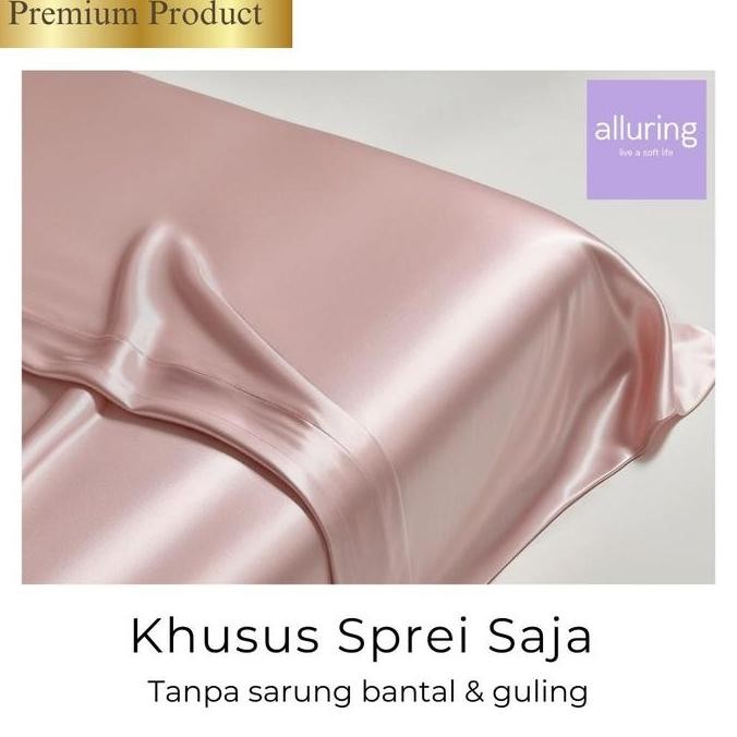 NEW Sprei Satin Silk PREMIUM Original Satin Silk - Sprei Saja