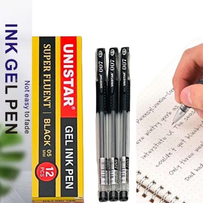 

Pena Tinta Gel Satuan Per Biji 0.5Mm Unistar 007 Hitam Pen Bulpoint Pulpen Bulpen 12Pcs Lebih Murah Grosir Pack New