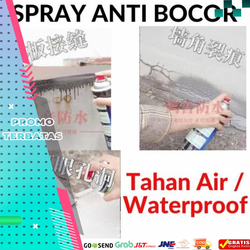 NEW WATERPROOF ANTI BOCOR SPRAY 700ML - LEM TALANG BOCOR