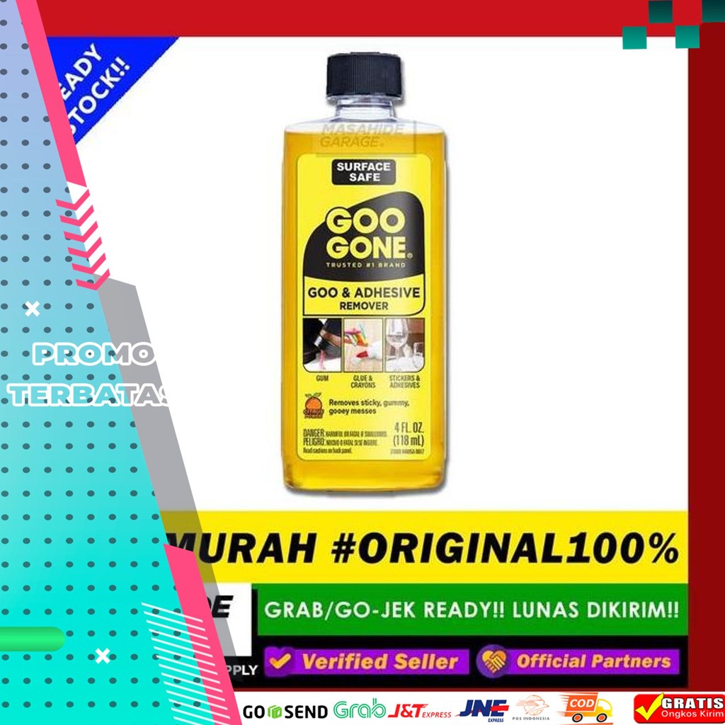 

DISKON (TERMURAH) GOO GONE 118ML / 4 OZ - PEMBERSIH LEM / BEKAS STICKER