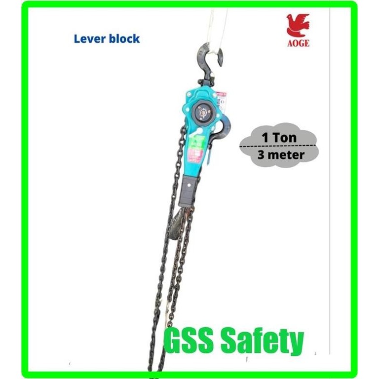 Lever Block Aoge 1 Ton 1.5, 3, 6 Meter