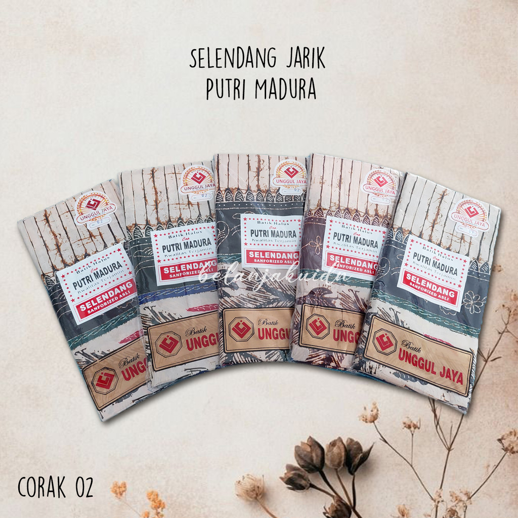 Selendang Jarik Putri Madura Unggul Jaya / Gendongan Bayi Kain Batik