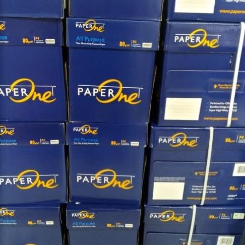 

BEBAS ONGKIR - KERTAS HVS PAPER ONE F4 80 gr PER DUS