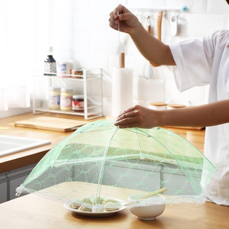 Tudung Saji Kain Penutup Makanan Lauk Ready