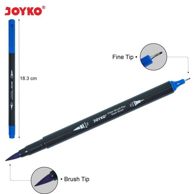 

Sale Color Brush Pen Pena Kuas Warna Joyko Clp-13