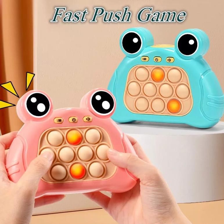 Fast Push Pop It Elektronik Karakter Katak Kodok Jerapah Kelinci Murah Original Baru