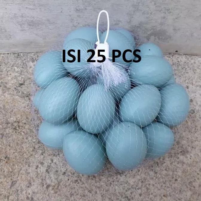 

TELUR BEBEK PLASTIK 25 PCS ASIN / TELOR PLASTIK MAINAN ANAK ASIN BEBEK