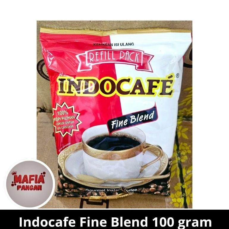 

_Kecil_ Kopi Instan Indocafe Fine Blend 100 Gram Ed-7