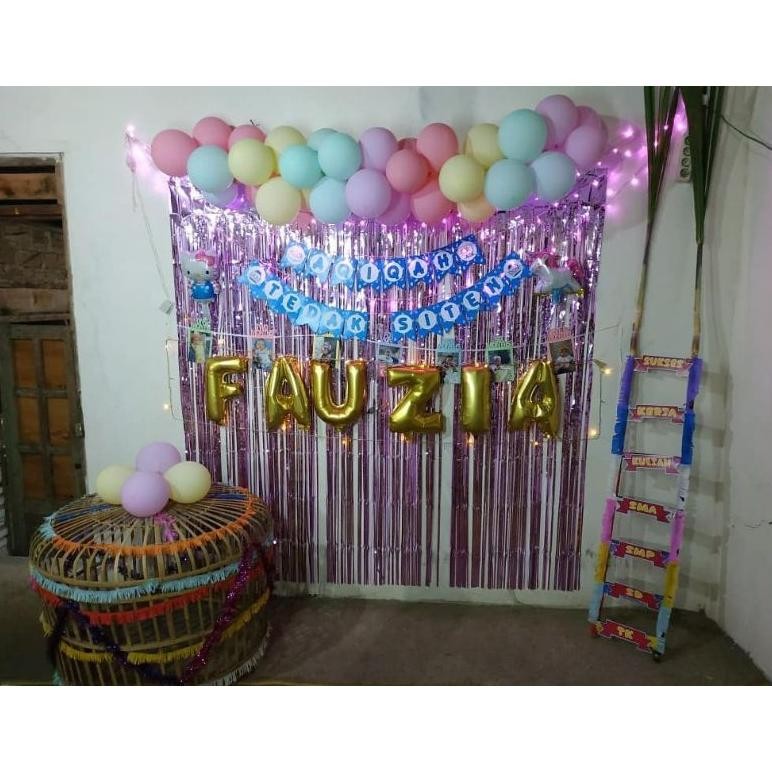 Paket Dekorasi Tedak Siten / Dekorasi Murah / Tedak Siten Paket