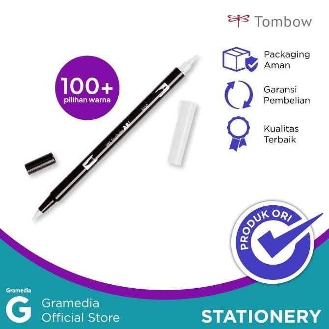 

Sale Tombow Dual Brush Pen Black Abt N15