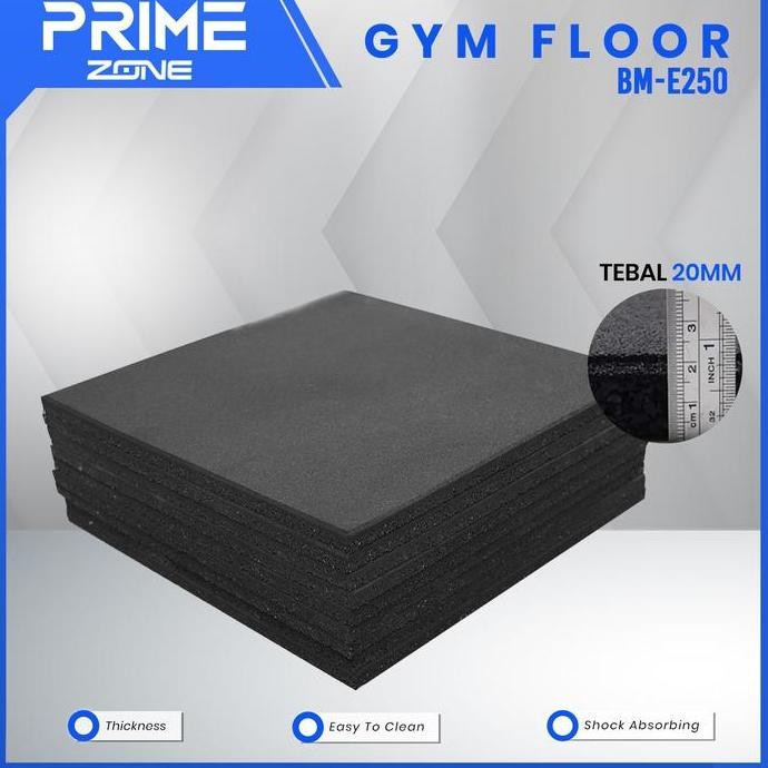 BODYMASTER Gym Floor Puzzle Matras Lantai Fitness Gym Mat Rubber Karet